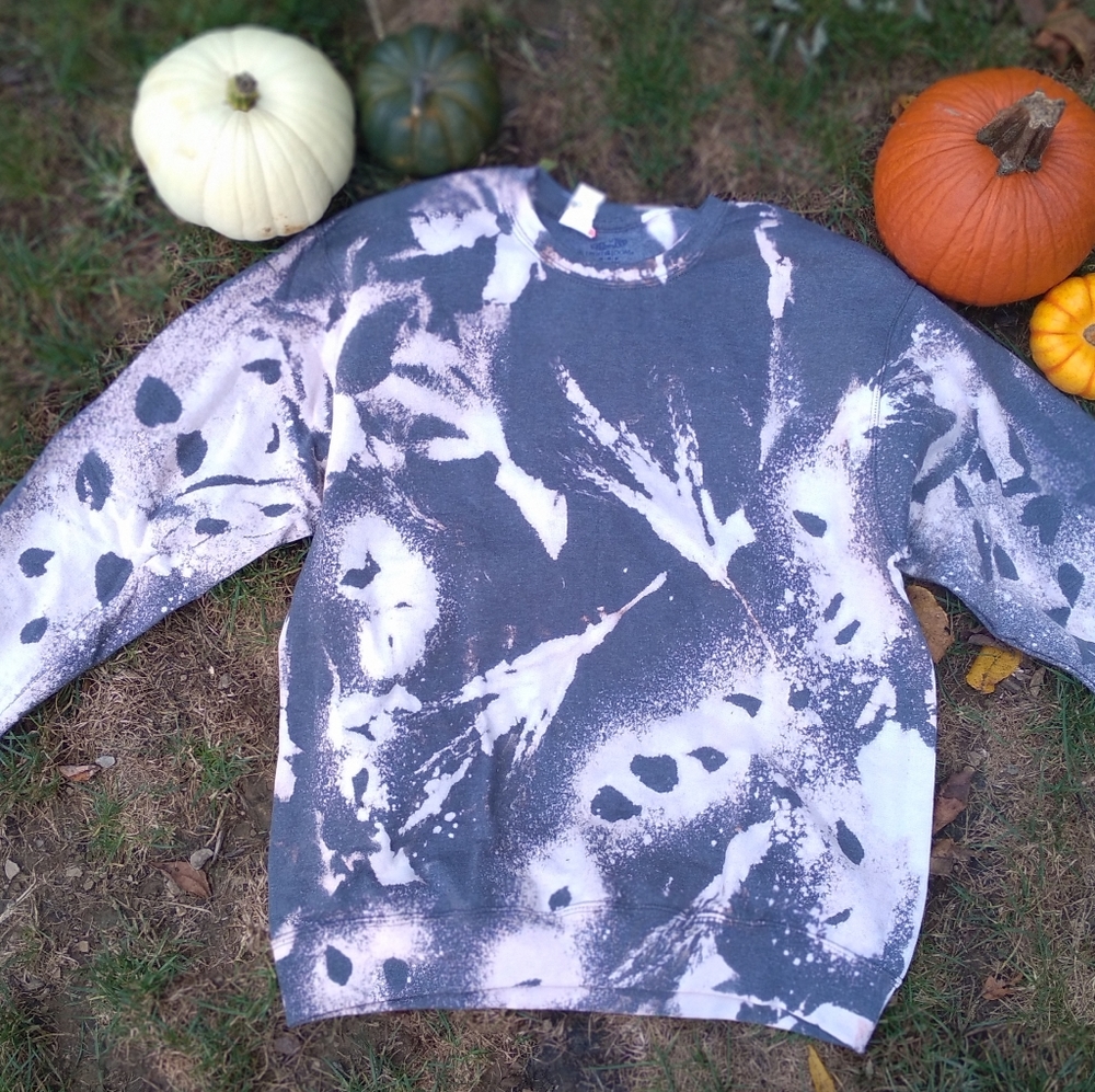 BLEACHED CREWNECK SWEATSHIRT